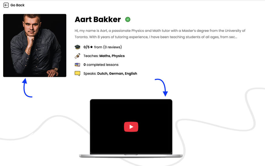 Aart Bakker - Tutor Profile - Suited Tutor