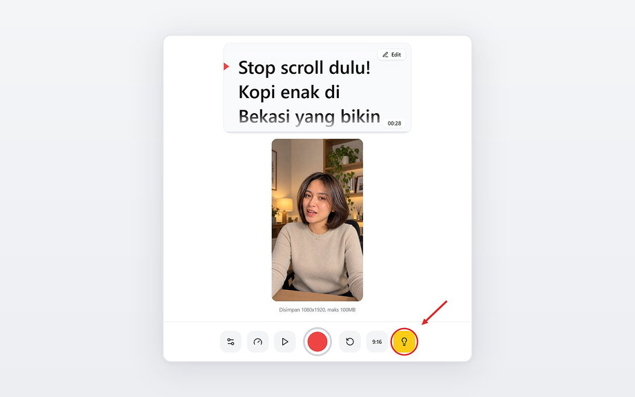 Lampu layar