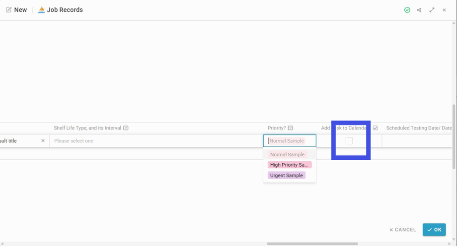 Tick the check-box of the field 'Add Task to Calendar' to add the Task to the Calendar