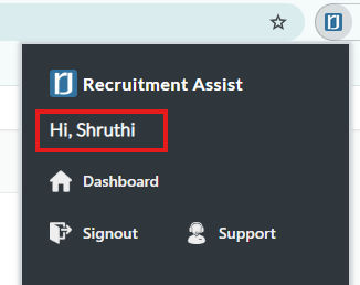 Recruitment Assist signed in