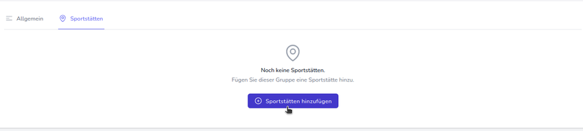 Sportstätten hinzufügen