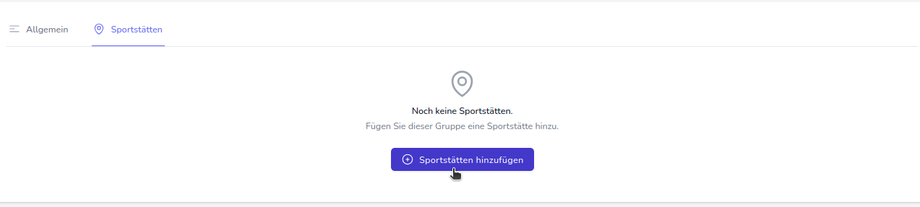 Sportst&auml;tten hinzuf&uuml;gen