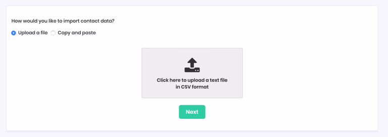 Create a Contact List | IGSendMail