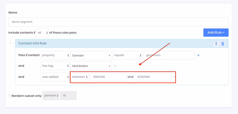 Designing Your Segment