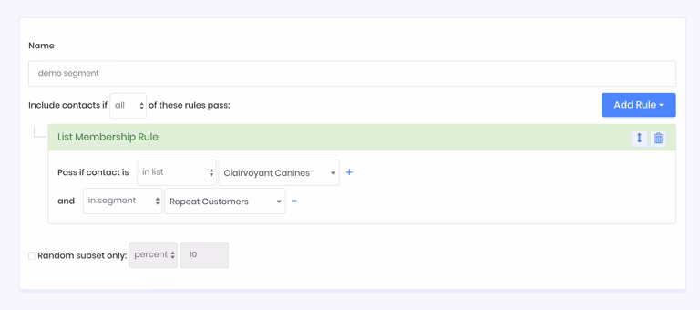 Designing Your Segment | IGSendMail