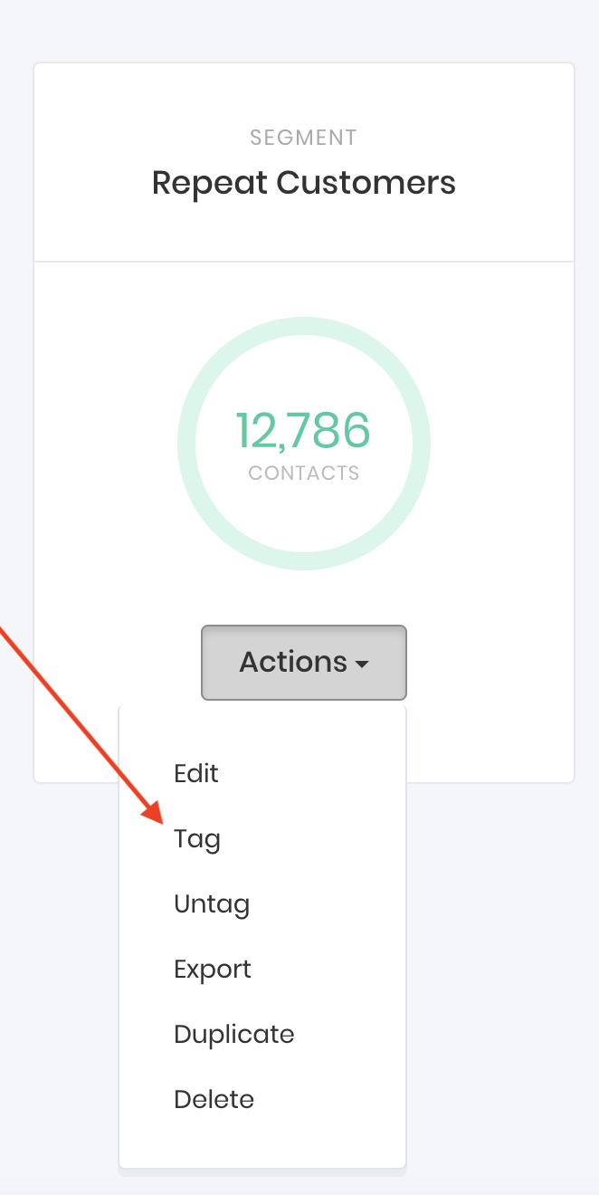 Tag Contacts in a Segment | IGSendMail
