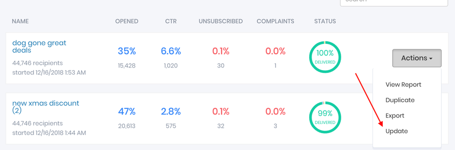 Cancel a broadcast funnel trigger | IGSendMail