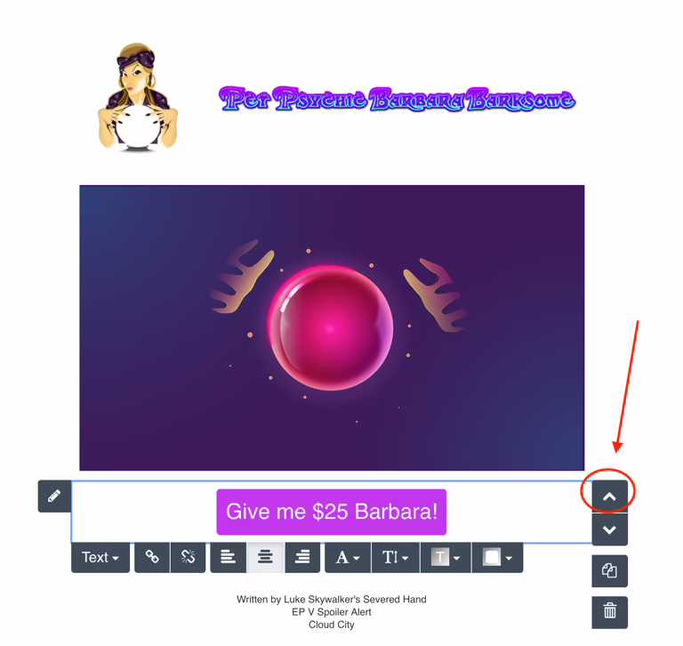 Component Section Toolbar | IGSendMail