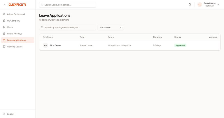 Web: pemantauan permohonan syarikat.