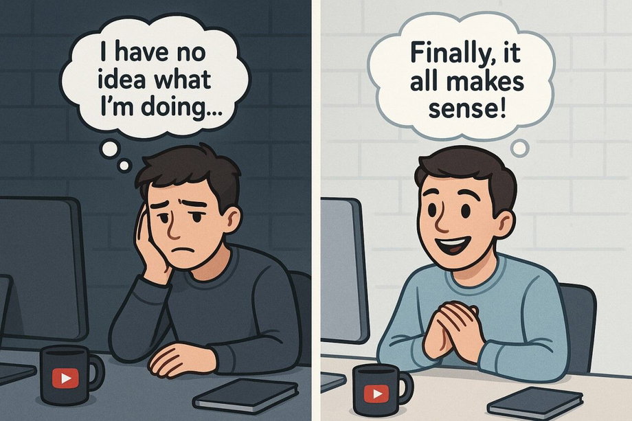 Before & After Transformation Panels - Sample Generated Image