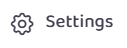 The "Settings" menu option