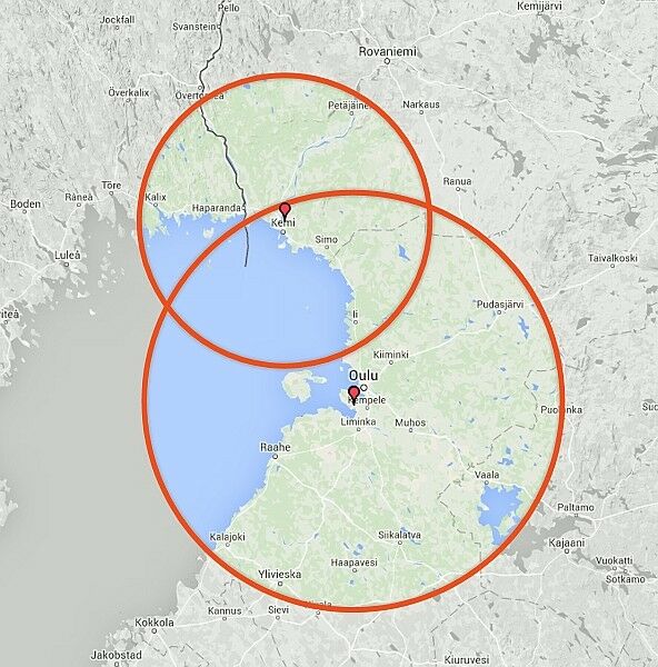 Kemi and Oulu