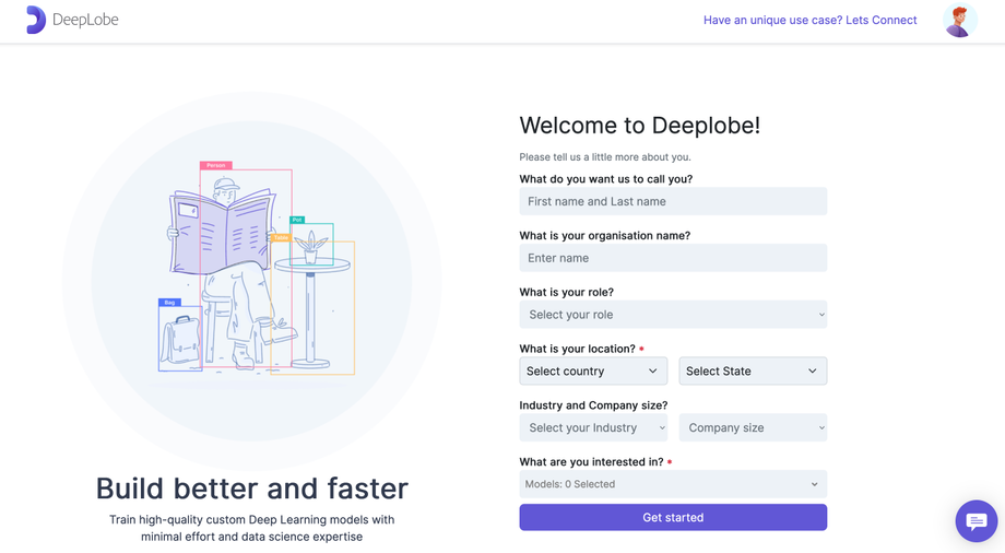 Deeplobe - Entry Fields
