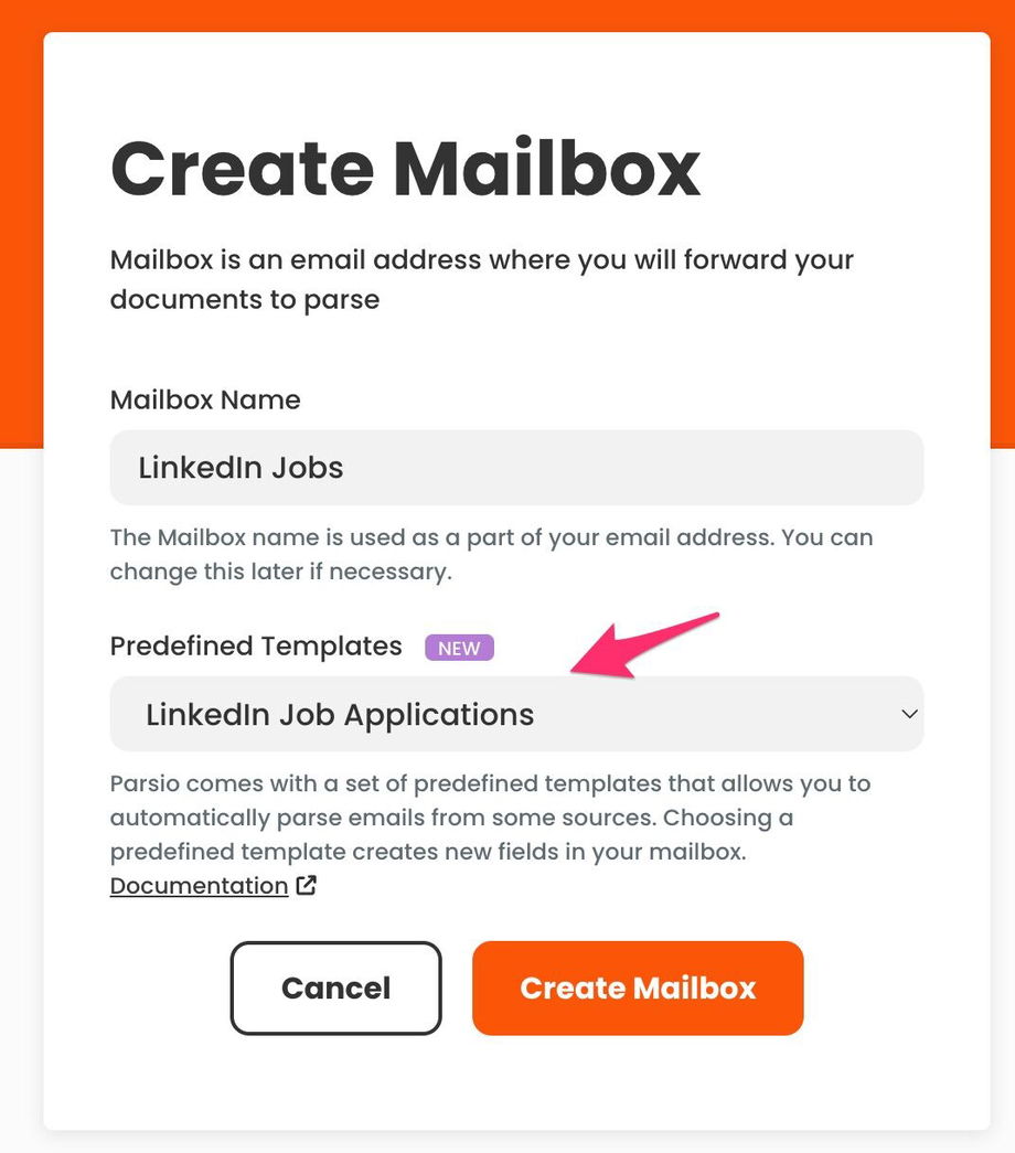Create Mailbox