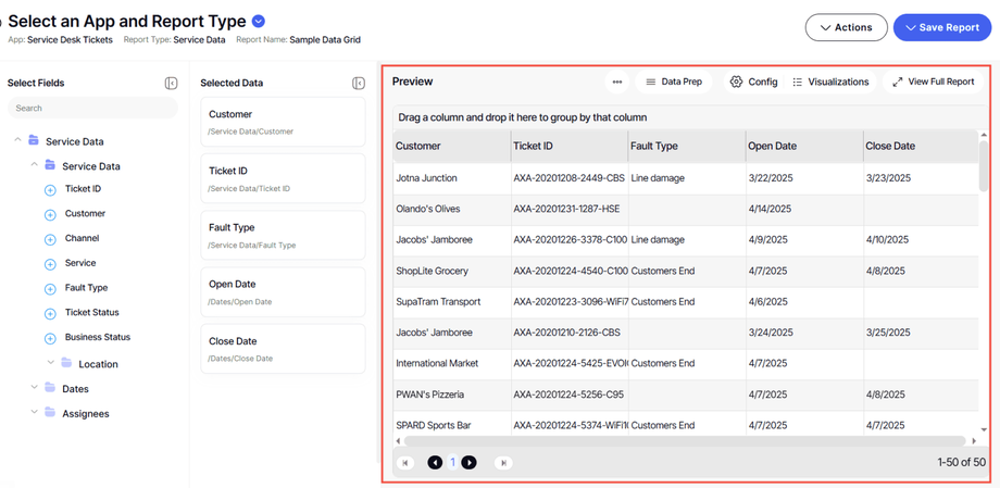 A screenshot of a data gridAI-generated content may be incorrect.