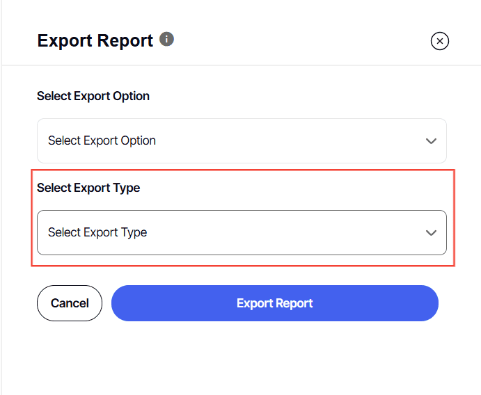 A screenshot of a export reportAI-generated content may be incorrect.