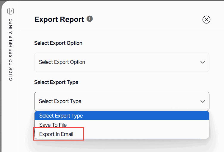 A screenshot of a export reportAI-generated content may be incorrect.