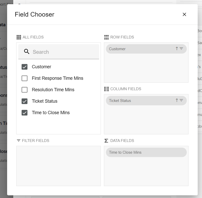 A screenshot of a field chooserAI-generated content may be incorrect.
