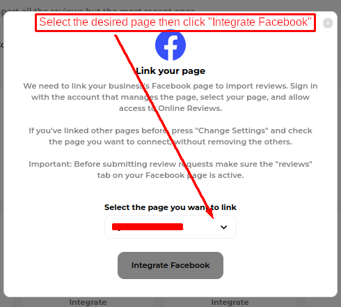 Facebook Integration