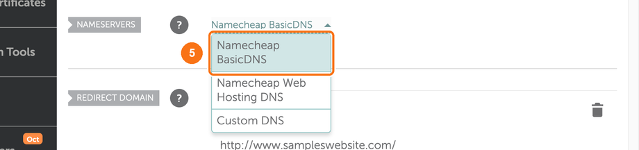 Choosing Namecheap BasicDNS