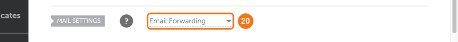 The Mail Settings box