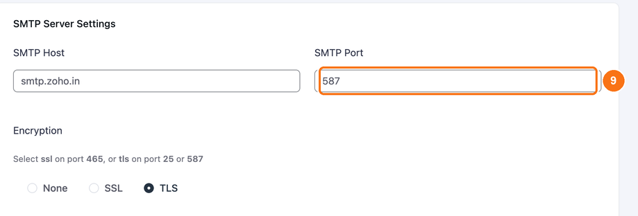 SMTP Port