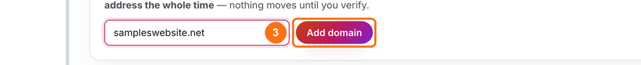 Add domain