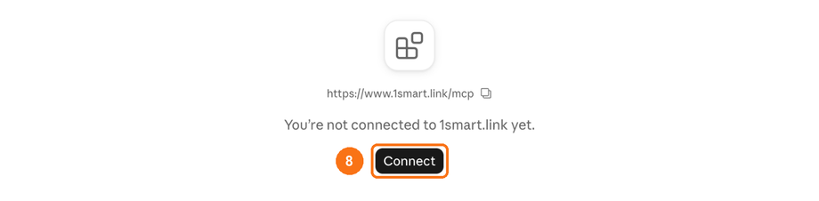 Connect on the connector page