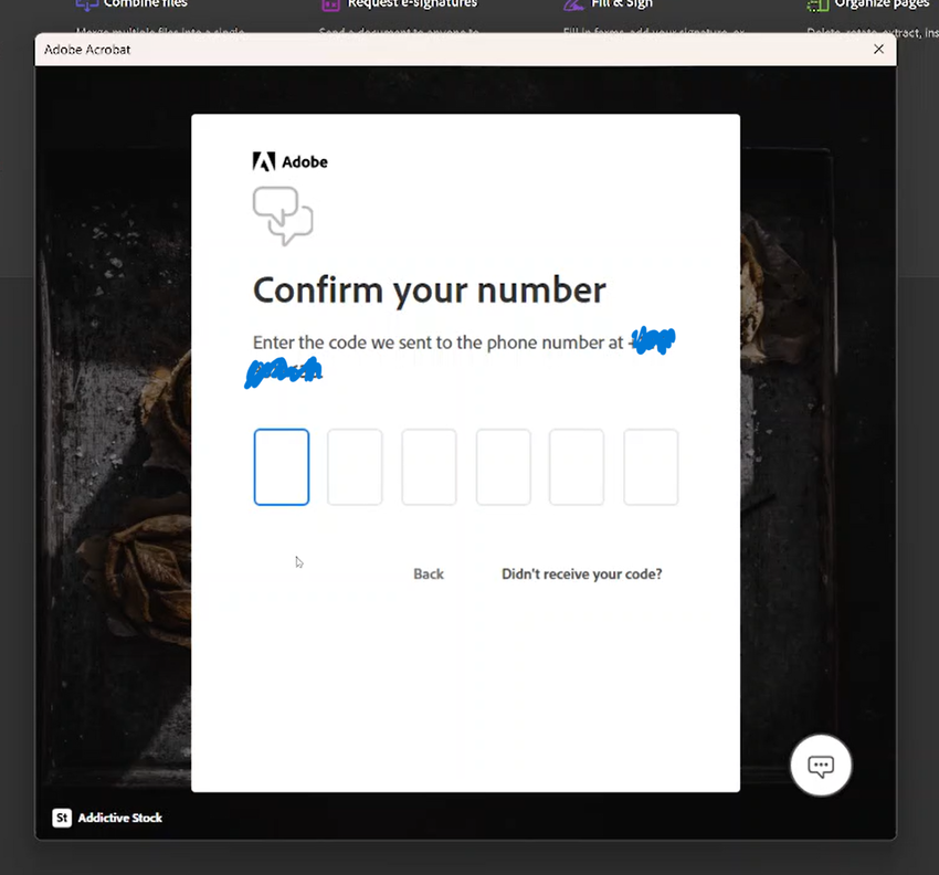 Cell phone MFA prompt